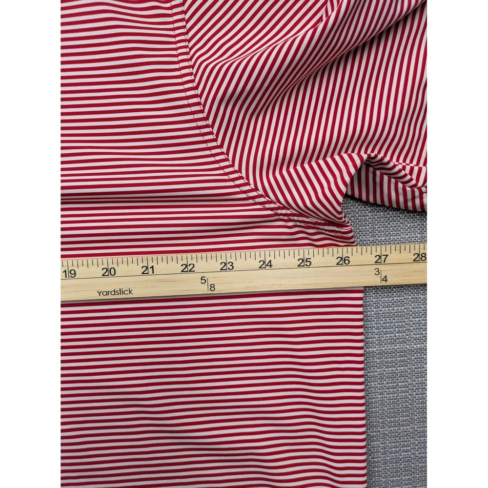 Vineyard Vines Polo Shirt Mens 2XL Red Stripe Golf Performance Stretch Tech - Picture 6 of 8